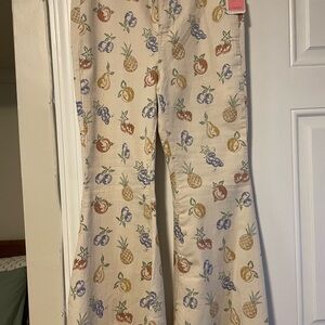 We The Free Just Float On Printed Flare Jeans by Free People